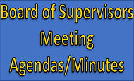 Board of Supervisors Meeting Minutes